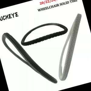 20 22 24 26 Inch 22X1 3/8 20X1 3/8 24X1 3/8 26X1 3/8Inflatable-Free Tire Solid Tire Manual Wheelchair Rear Wheel