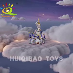 HUIQIBAO | HUIQIBAO 1477pcs Princess Castle Mini Building Blocks Set Building Gift Birthday Decoration Holiday Present Toys for adult Gift