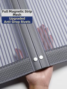 ZTION | High-Quality Magnetic Velcro Self-Adhesive Door Curtain