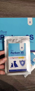 Five Perkon 3S - Bột Sát Trùng Thế Hệ Mới Diệt Hết Mầm Bệnh Làm Sạch Chuồng Nuôi cho Chó Mèo