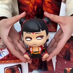 Cute Nezha Relief Squeeze Toy Lovely Aobing Kids Squeezing Toys Doll Stress Relieving Toy