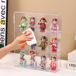 YOUKAMAN | Transparent Wall Mount Display Cabinet for Blind Boxes and Figurines