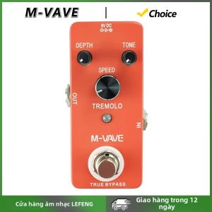 M-VAVE | M-VAVE Cổ Điển Tremolo Effect Pedal Guitar TREMOLO True Bypass Vỏ Kim Loại Phụ Kiện Guitar Điện