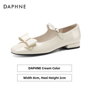Daphne | Ballet-Style Bow Detail Womens Flats