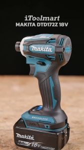 Makita DTD172 ไขควงไฟฟ้าไร้สาย 18V แรงบิดปรับได้ 30Nm พร้อมไฟLED แบตเตอรี่2ก้อน งานอิเล็กทรอนิกส์-บ้าน รับประกัน1ปี ของแท้100%