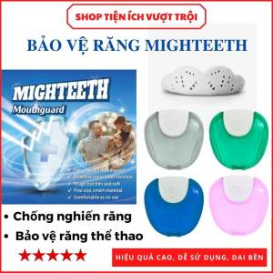 Bảo vệ răng Mighteeth chống sốc giảm chấn động răng khi tập thể thao M6 chống nghiến răng bảo vệ răng thể thao-Tiện Ích Vượt Trội