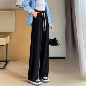 JIANGLU | Wide Leg Loose Casual Pants