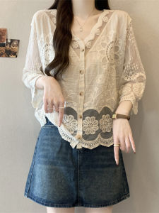 AIYITI | French Sweet Lace Loose Top