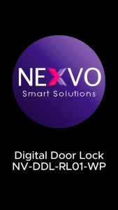 Digital door lock กลอนประตูดิจิตอล Waterproof รุ่น RL01-WP สีดำ ใช้กับ ประตู บานเลื่อน เปิดได้ด้วย TTLock App Fingerprint รหัสผ่าน IC Card กันละอองน้ำได้