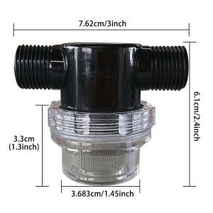 Portable Garden Watering Hose Filter for Car Household Use Plastic Agricultural Irrigation Impurity Prefilter Aquarium Water