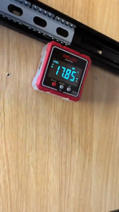 Magnetic Digital Angle Finder with Electronic Laser Usb Rechargeable Protractor Level Angle Measurement Inclinometer