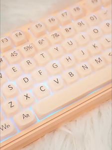 EWEADN | Wireless Bluetooth 3-Mode Quiet High Aesthetic Office Keyboard Mechanical Feel