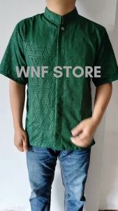 Baju Koko Embos Lengan Pendek