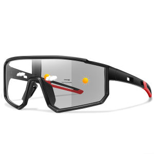 Photochromic Sports Sunglasses for Men and Women Comfortable Windproof Cycling Glasses Suitable for Cycling Running and Fishi