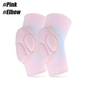 2PCS Sports Compression Elbow Knee Pads Elastic Knee Protector Thickened Sponge Knee Brace Support for Dancing Workout Training