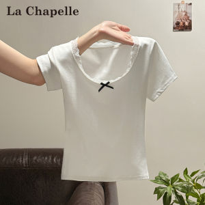 La Chapelle | French Lace Bow T-shirt