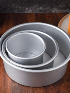 Home Use Cake Baking Tools Set Aluminum Alloy Spring Form Mousse Mold Chiffon Cake Making Kit for Baking And Roasting