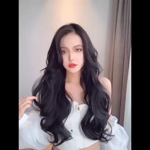 ใส่เล้วไม่เจ็บ ไม่รั้งศรีษะ เนียนมาก ผมเกรดไฮเอนด์ ผมตรงผมหยิก ผมปลอมแบบUแฮร์พีช วิกผมไม่มีรอยต่อ ดูหนาให้ดูหน้าเล็ก