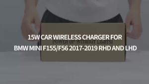 For BMW Mini One Cooper S Hatch F56 F55 2017-2019  Interior Modification Accessories Car Dashboard Holder Quick Wireless Charger