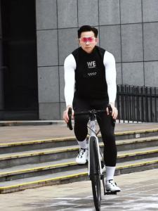 WOSAWE | WOSAWE Nam Nhẹ Chống Gió Nhanh Khô Áo Đi Xe Đạp 3 + 2 Túi Không Tay Mtb Jersey Áo Phản Quang Cho Xe Đạp Quần Áo