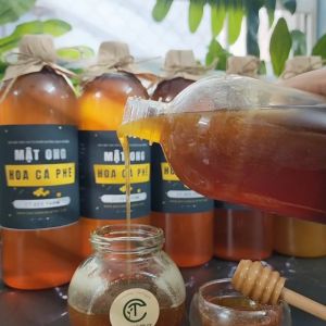 MẬT ONG HOA CÀ PHÊ NGUYÊN CHẤT GIA LAI - 100% Từ Tổ Ong Thô Tổ Ong Chín Trưởng Thành