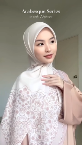 Kerudung Segi Empat Terbaru 2025 Karimake Hijab Motif GEOMETRIS Diana Series Lc Scraft
