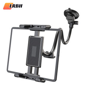 Dashboard Tablet Holder for Car Suction Cup Car Windshield Mount with Large Clamp for All 5"-15" Tablet and phone Devices