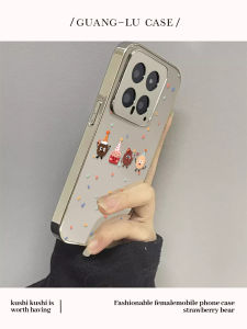 High Definition Cartoon Cute Polka Dot Biscuit Phone Case for Xiaomi 17 pro Max 15 pro Makeup Mirror 14 13 New Civi 12 Protection Cover 11 Women Ultra