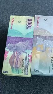 Uang Mainan Glossy Mengkilap Rupiah 100 lembar