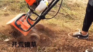 Micro-tiller plowing soil turning and rotary wasteland reclamation gasoline multi-function tiller