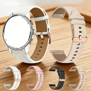 18mm 20mm PU Leather Watch Strap For Garmin Venu 4 2 Plus/sq2/Vivoactive 3 3S 4S Forerunner 245 645 158 Smart Bracelet Wristband