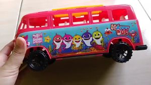 Mobil Baby Shark OCT 5330 Mainan Bus Pull Back Karakter baby Shark | Mainan Murah Ditarik Bisa Jalan Sendiri Mobil VW kombi F/C Push And Go Berbagai Warna | Mainan Sikecil Harga Satuan Kemasan Kantong Bahan berkualitas