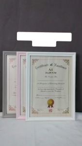 CERTIFICATE SYNTHETIC WOOD FRAME A4 YY8922/YY8091X/YY8315/YY8066X/YY8705/YY6108 (A4)