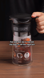 Bình pha cà phê cold brew Hario MCPN lõi lọc tiện dụng - Màu Đen MỚI (600ml / 1L) Dung Tích 1L 600Ml Chất Liệu Thủy Tinh Nhật Bản - Lazada