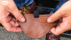 Miếng đệm bảo vệ giày đi côn tay Da bò thật