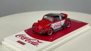 1:64 Volkswagen Beetle RWB Widebody Diecast Model CocaCola Limited Edition Red