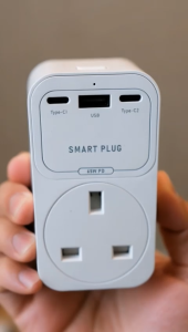 Outsmart WiFi Smart Plug Ultra K Type-C + USB Fast Charging Alexa & Google Compatible