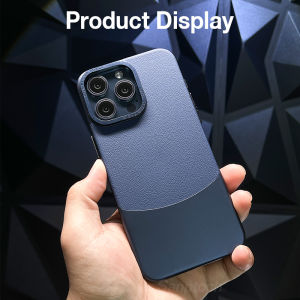 Sanptoch da cao cấp Ốp điện thoại cho Iphone 15/14/13/12 Pro Max Máy tính siêu mỏng Bìa Đối Với iPhone 15 Pro Max độ cứng cao Chống Sốc Vỏ bảo vệ