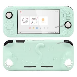 Ốp Silicon 6 Màu Cho Switch Lite - Vỏ Bảo Vệ TPU Mềm Hình Chân Mèo Với Tay Cầm Thoải Mái Cho NS Lite Gaming