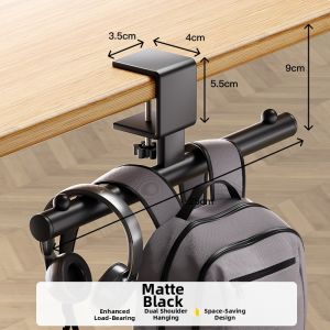 YIXUAN | Heavy Duty No Drill Desk Hook