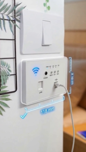 Bộ phát Wifi âm tường 3 chức năng phát WIFI + cổng sạc USB + cổng dây mạng LAN