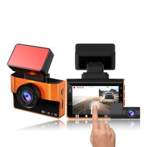 2K ADAS DashCam Wifi G.ps Car Camera Asawin A2M 2.0" Touch Ips Screen Front 1440P And Rear 720P Night Vision LDWS FCWS G-sensor Night Vision 24H Parking Monitoring