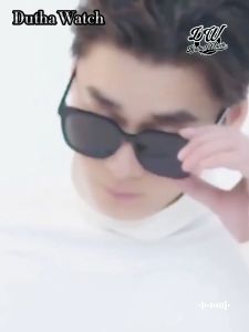 Kacamata Fashion Korea Pria & Wanita RICK-0133 / KACAMATA HITAM KOREA TERLARIS + Box & Lap Pembersih Lensa