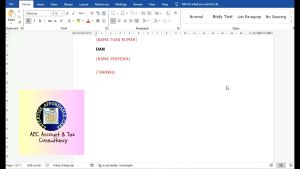 Perjanjian Penyewaan Rumah untuk Kediaman (BM version) microsoft word senang edit
