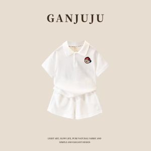 BOGUXIONG | New Stylish Light Two-piece Polo Shirt Set