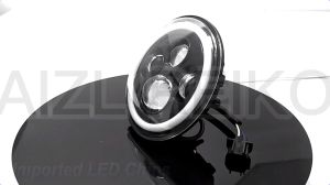 7'' LED เซลล์ 80วาด DRL โลหะแองออกเดส LED ฮัดไฟ 12V 24V DOT E9 ถูกต้องสำหรับ Lada Niva 4x4 รถยนต์