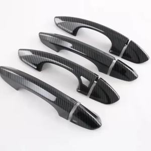 Applicable 15-20 Ford Wild Horse Mustang Handle Door Outer Handle Carbon Fiber Screen Protector Decoration