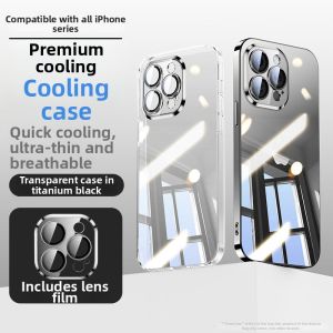 Bosie | Cooling Thermal Transparent Shockproof Soft Full Cover Slim Phone Case