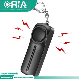 ORIA Safe Sound Personal Alarm 130dB Keychain Emergency Safety Alarm with LED Lights for Elderly Kids Women Men Black