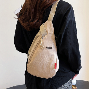Canvas Messenger Bag Women 2024 New Fashion Shoulder Bag Fashion Brand Chest Bag Boys Blazer Waist Bag Small Backpack